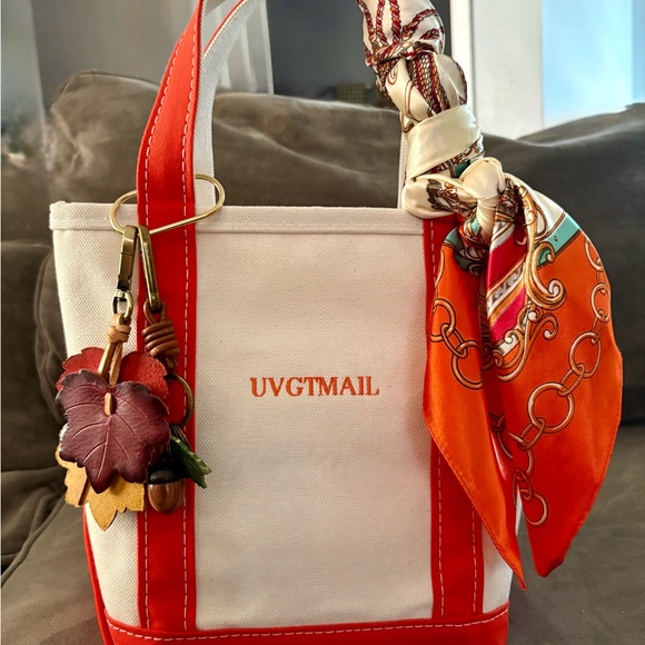 New L.L. Bean Fall Orange Boat and Tote - You’ve Got Mail Tribute 🧡 - Picture 1 of 1